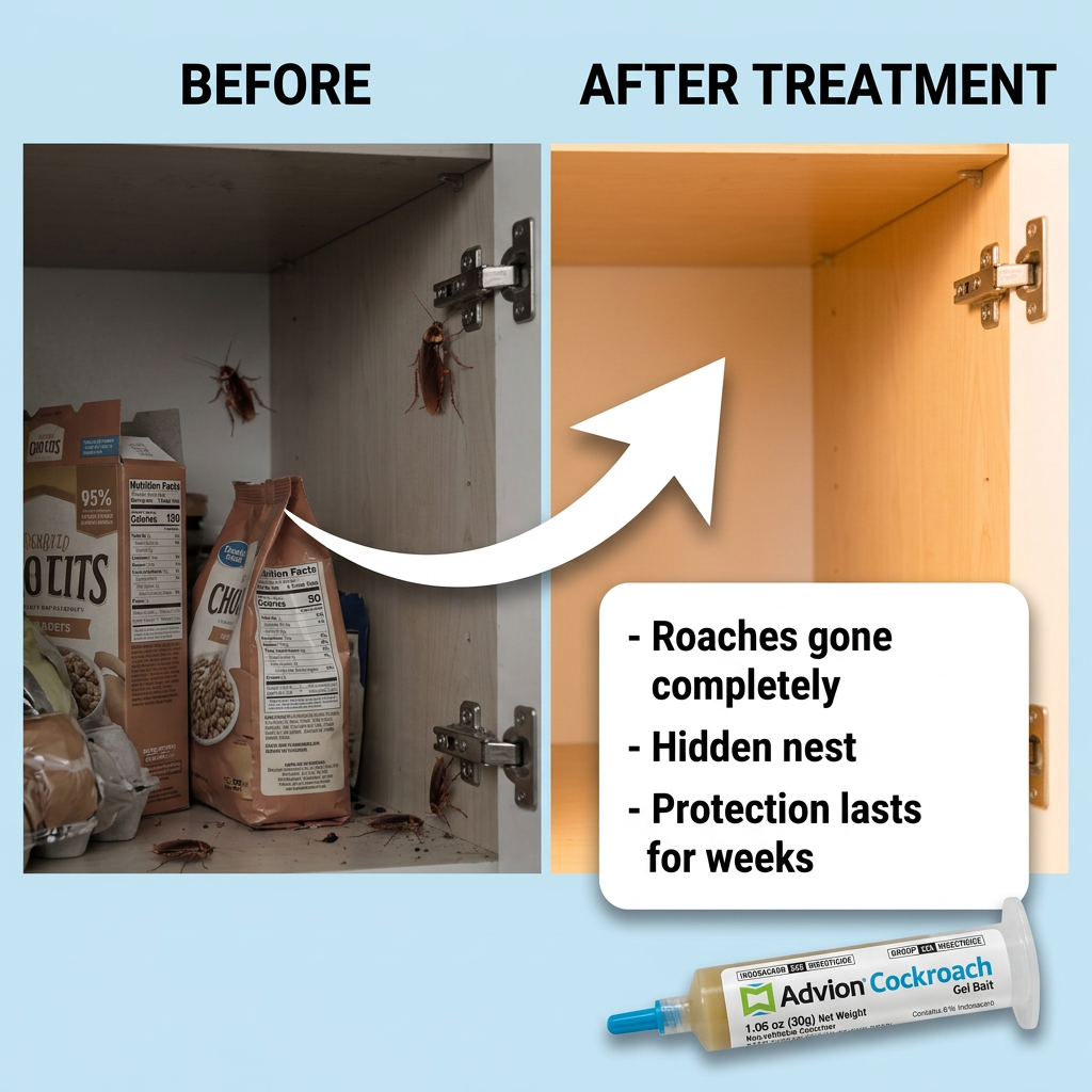 Before and after treatment