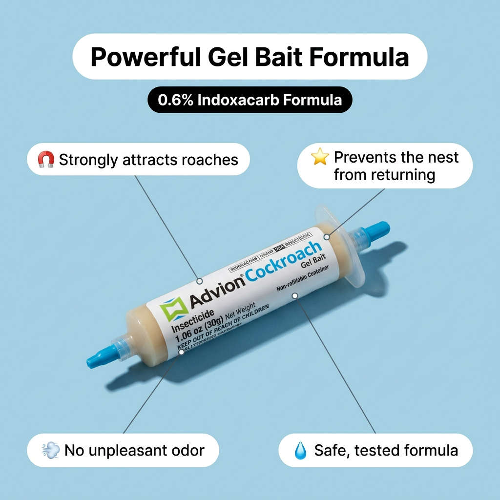 Powerful gel bait formula